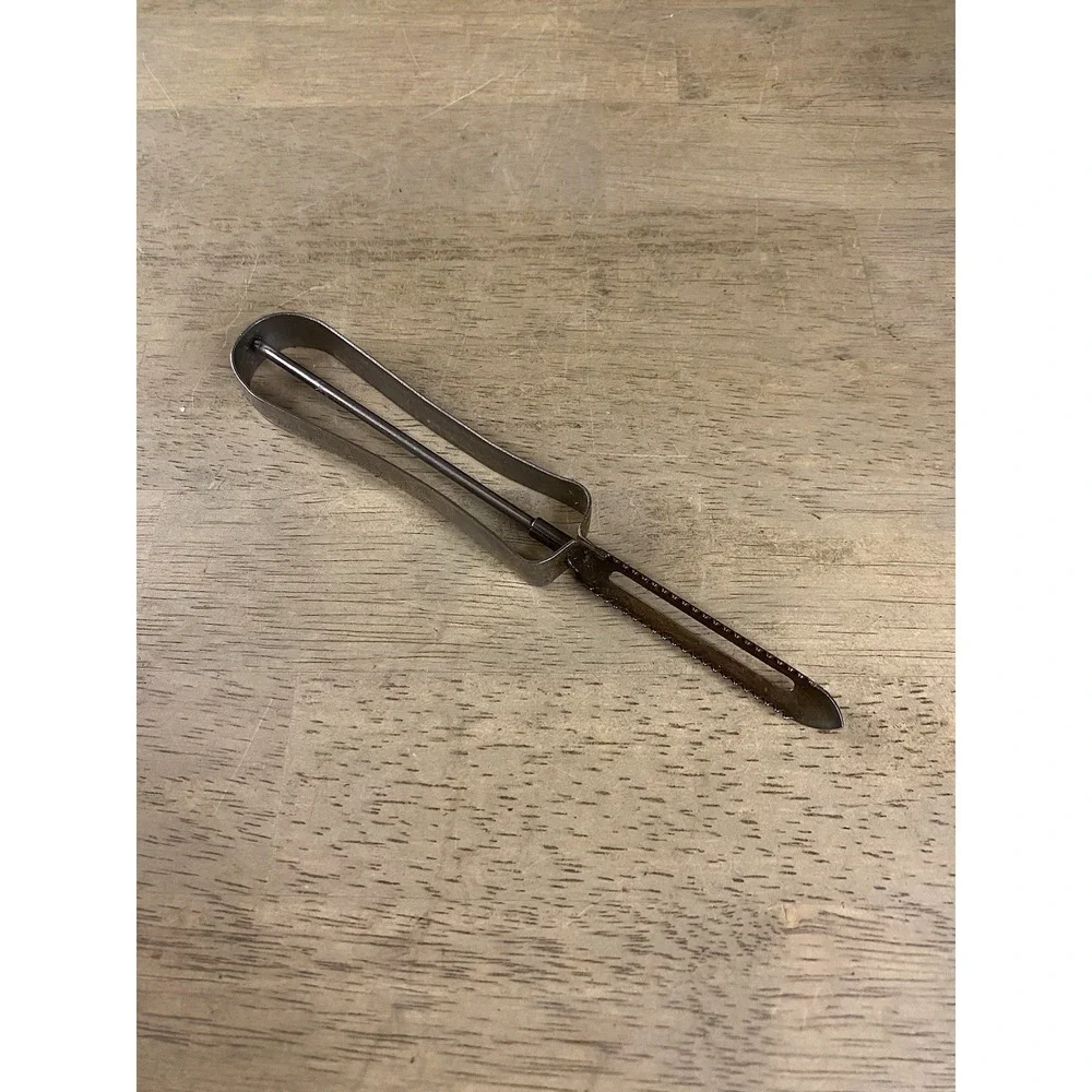 Vtg EKCO Floating Blade Peeler Serrated Vegetable Potato Stainless Steel USA